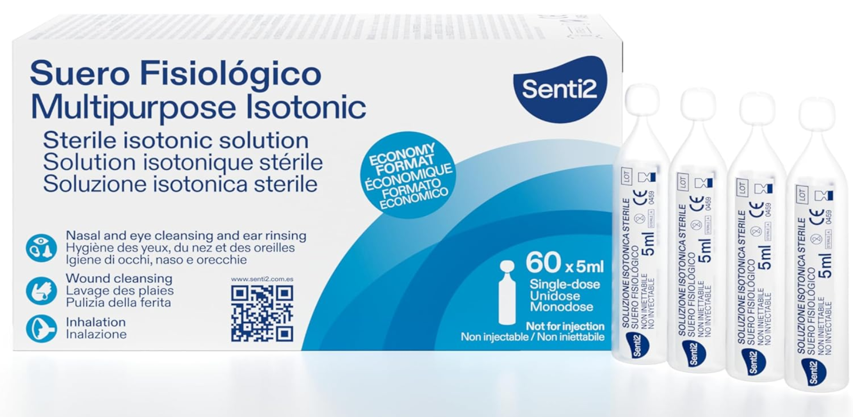 SENTI2 Suero Fisiológico de 60u