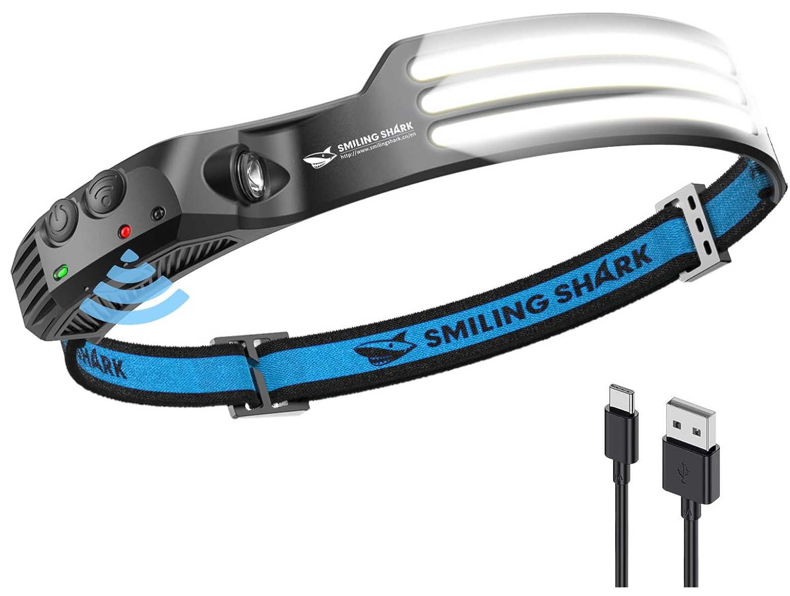 SMILING SHARK FRONTAL 3 Luces LED