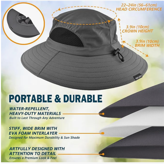 Sombrero Senderismo Protección Solar (+colores)
