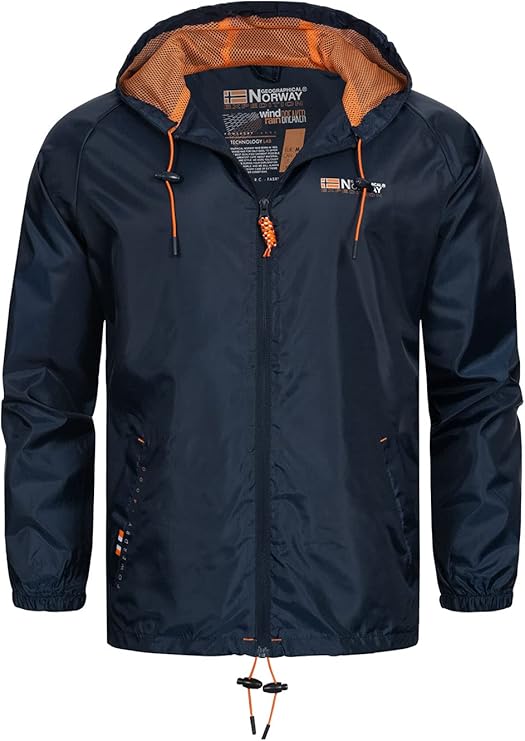 GEOGRAPHICAL NORWAY Softshell Impermeable Azul Marino