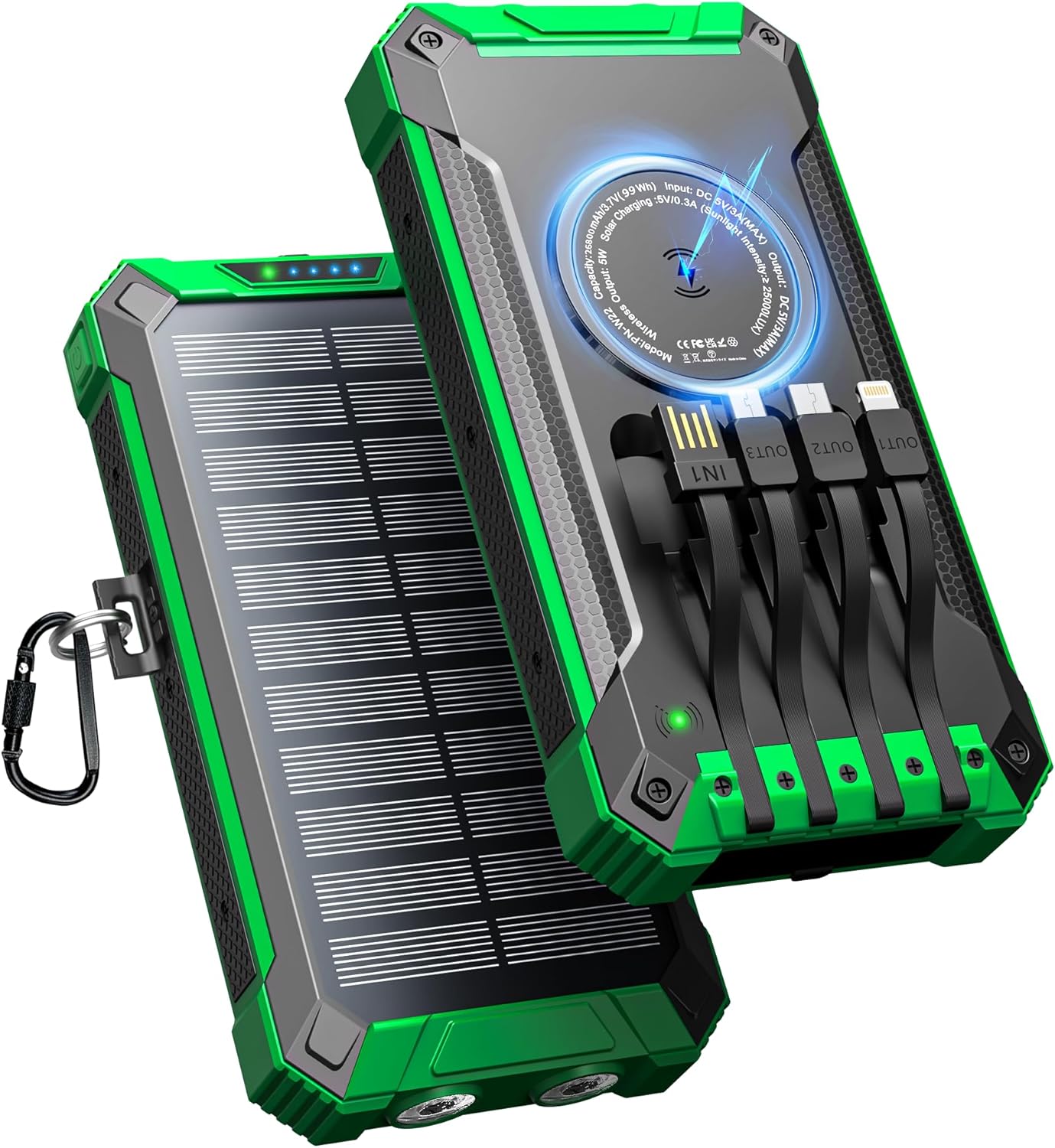 PB Solar Verde Inalámbrico